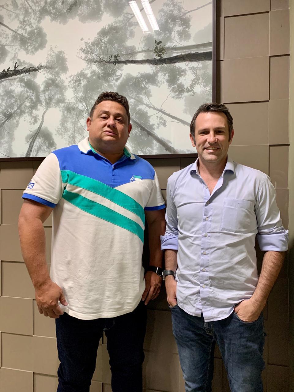 Deputado paraibano Wallber Virgolino visitou pré candidato a prefeito de Natal