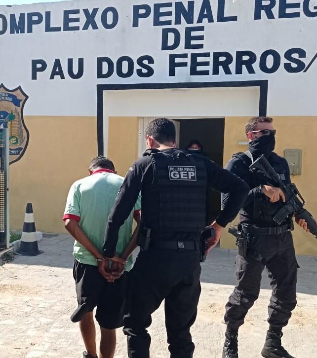 Polícia Penal captura detento que descumpriu regras do semiaberto no Alto Oeste Potiguar