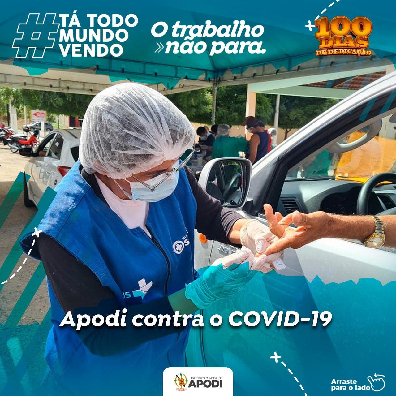 A Prefeitura Municipal de Apodi tem dado continuidade às medidas profiláticas referentes ao combate à COVID-19