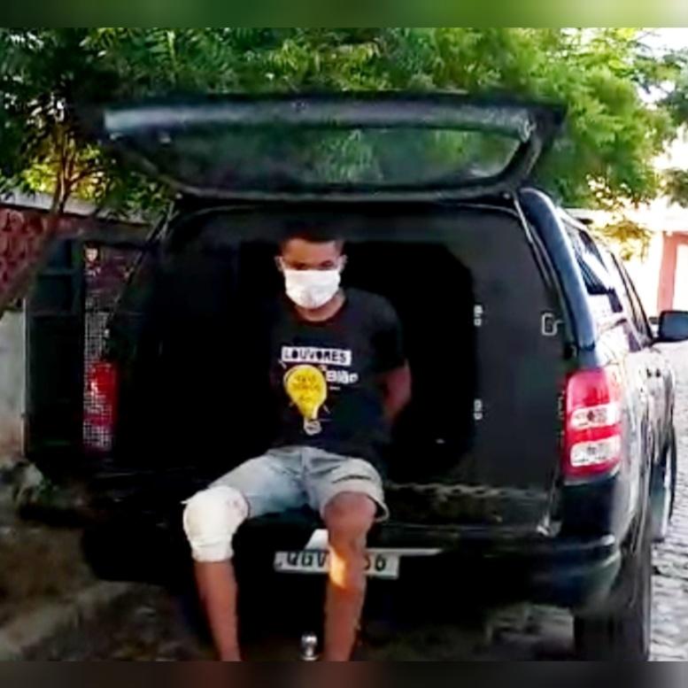 Cearense é preso pelo GTO após tomar moto de assalto na zona rural de Mossoró