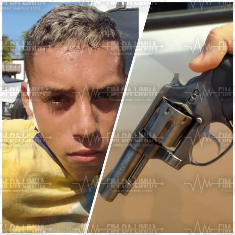 Guarda Civil prende em Mossoró, suspeito de assalto armado e com moto roubada