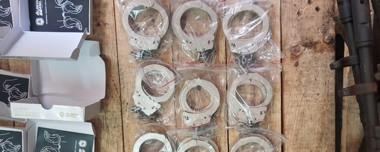 Polícia Militar do Rio Grande do Norte recebe 5.400 pares de algemas