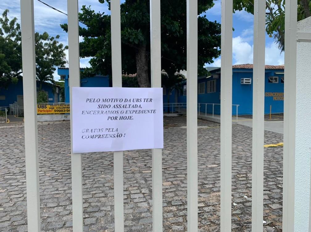 Após assalto, vacinação contra Covid-19 é suspensa na UBS Candelária em Natal