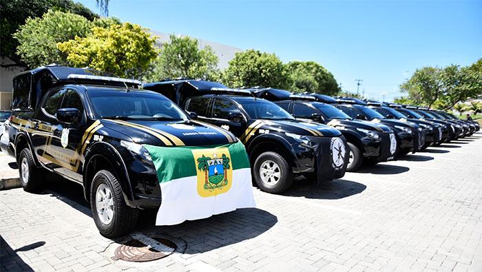 Polícia Penal do RN recebe 14 novas caminhonetes do Governo do Estado