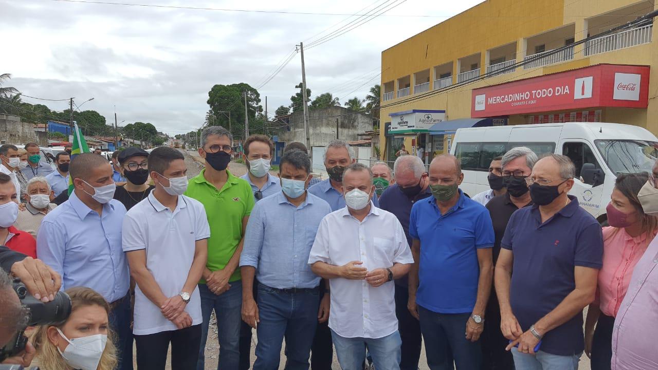 Rogério Marinho visita obra de R$ 53,8 milhões que beneficiará 6,8 mil no RN