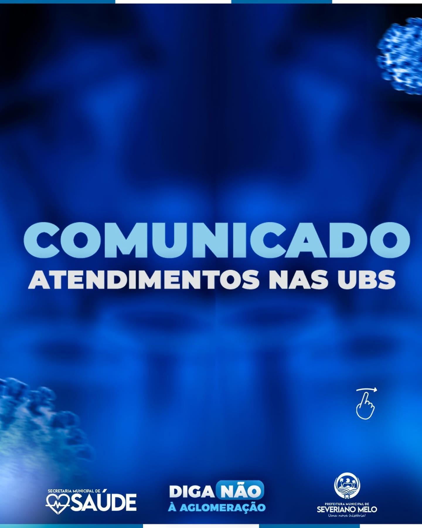 Prefeitura emite comunicado sobre atendimentos nas UBSs de Severiano Melo/RN