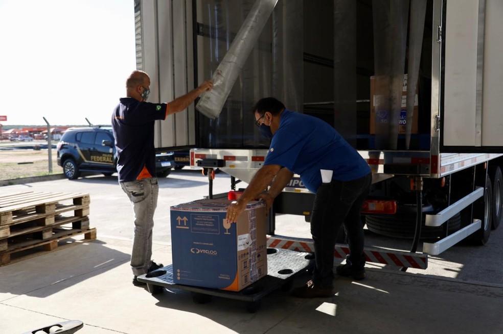 Rio Grande do Norte recebe mais 14 mil doses de vacina da Pfizer