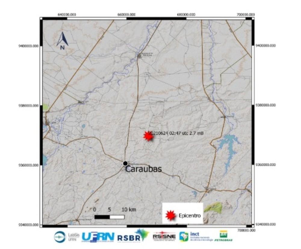 Tremor de terra com magnitude 2.7 assusta moradores de Caraúbas: 'Um dos mais intensos'
