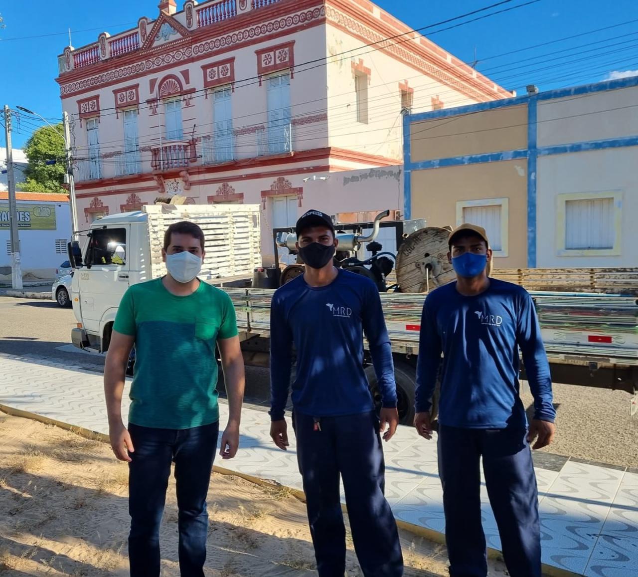 Prefeito Alan Silveira recebeu representantes da Secretaria de Estado da Agricultura, Pecuária e da Pesca nesta Segunda(19)