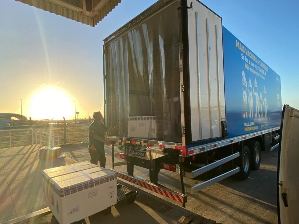 Rio Grande do Norte recebe mais 61 mil doses da AstraZeneca