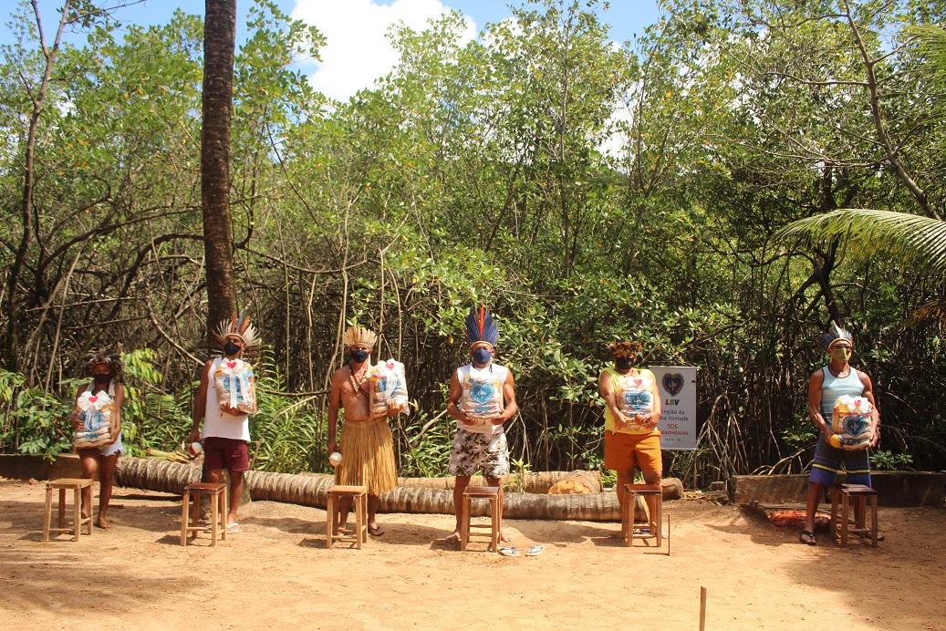 Roteiro Solidário da LBV, beneficia famílias indígenas em Baía Formosa no RN
