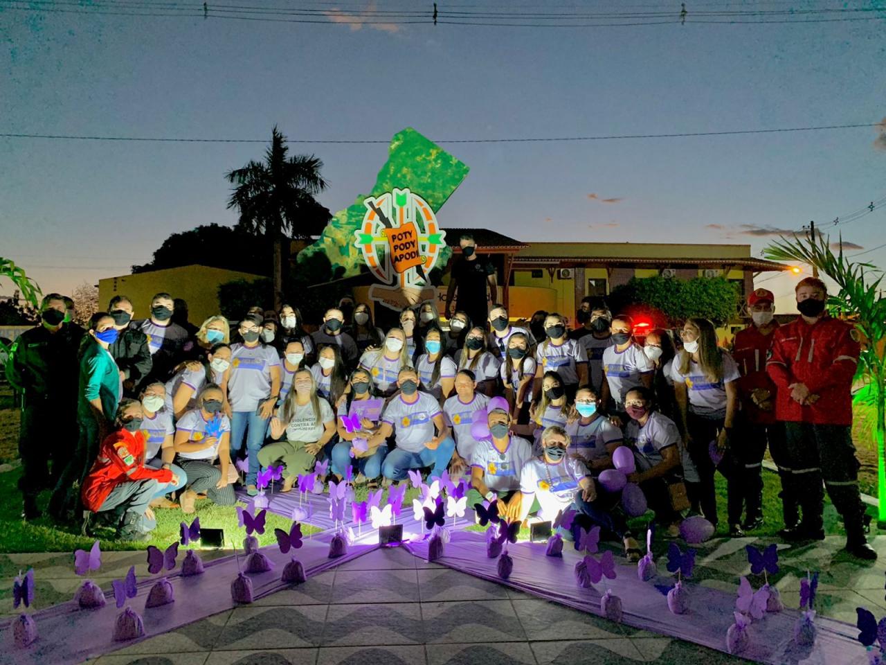 Agosto Lilás reune população em carreata pelo fim da violência contra mulher nesta Quarta(25) em Apodi