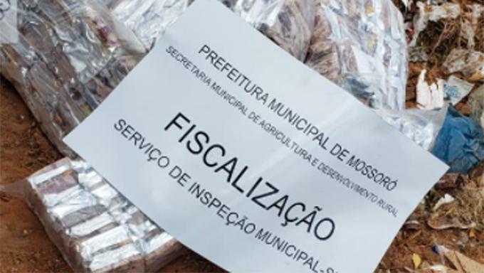 Prefeitura realiza mais uma grande apreensão de carne imprópria em Mossoró