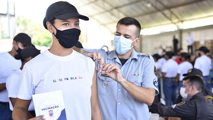 Governo realiza ‘Dia D’ contra a Covid-19 para vacinar todo o efetivo da segurança pública no RN