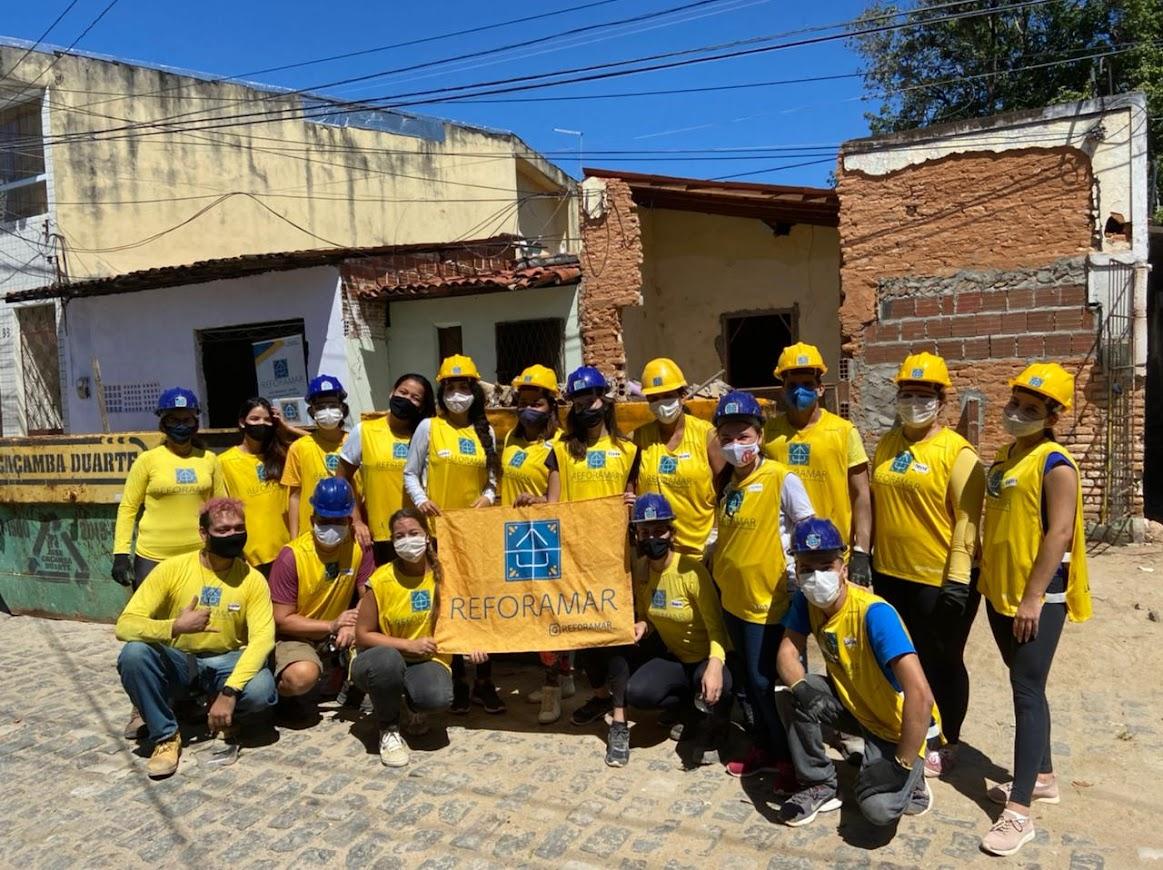 ONG potiguar realiza reformas gratuitas em casas de pessoas carentes e instituições filantrópicas