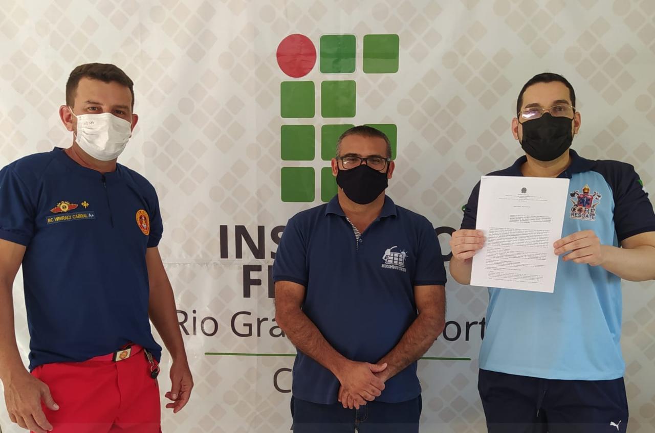 Representantes do Core Resgate e IFRN Campus Apodi se reuniram para discutir ações de parceria nesta Quinta(23)