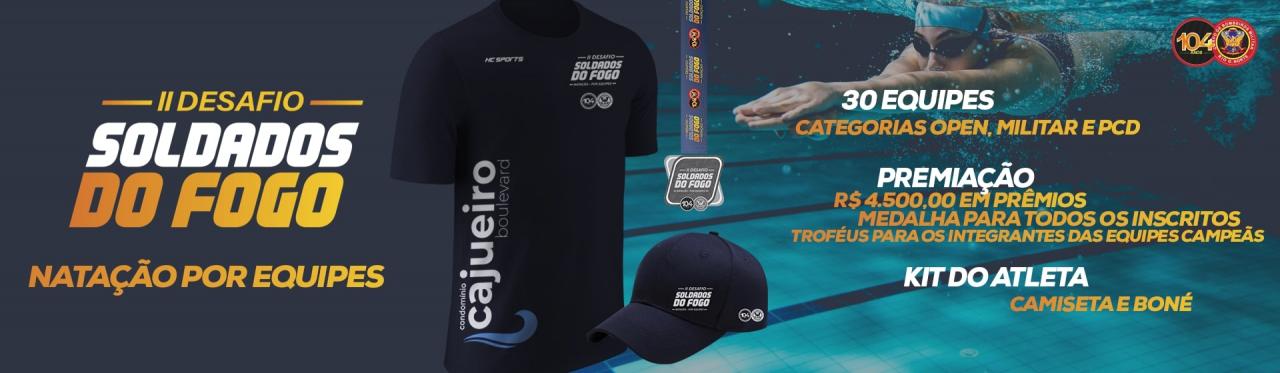 Corpo de Bombeiros do RN abre inscrições para o Desafio Soldados do Fogo de Natação