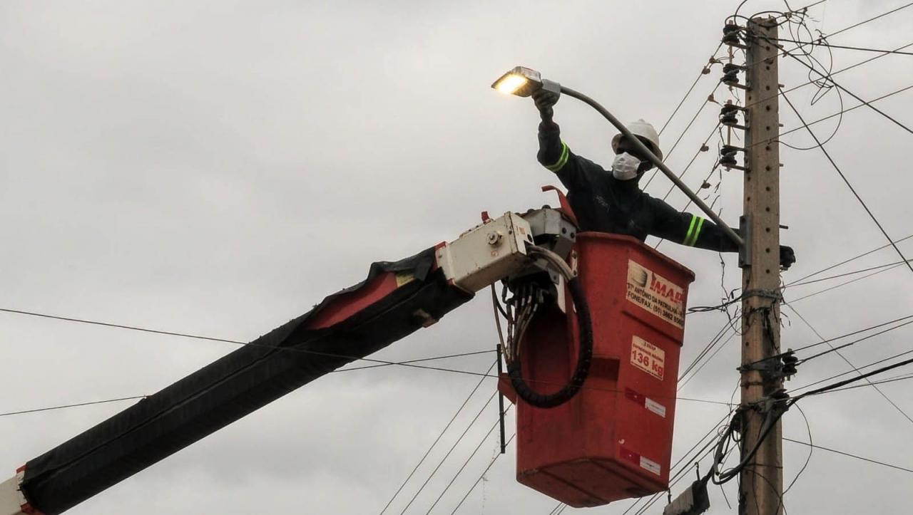 Mais de 7 mil lâmpadas de LED já foram instaladas em Mossoró somente em 2021