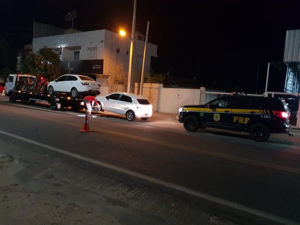 Operação da PRF flagra nove pessoas dirigindo sob efeito de álcool no interior do RN