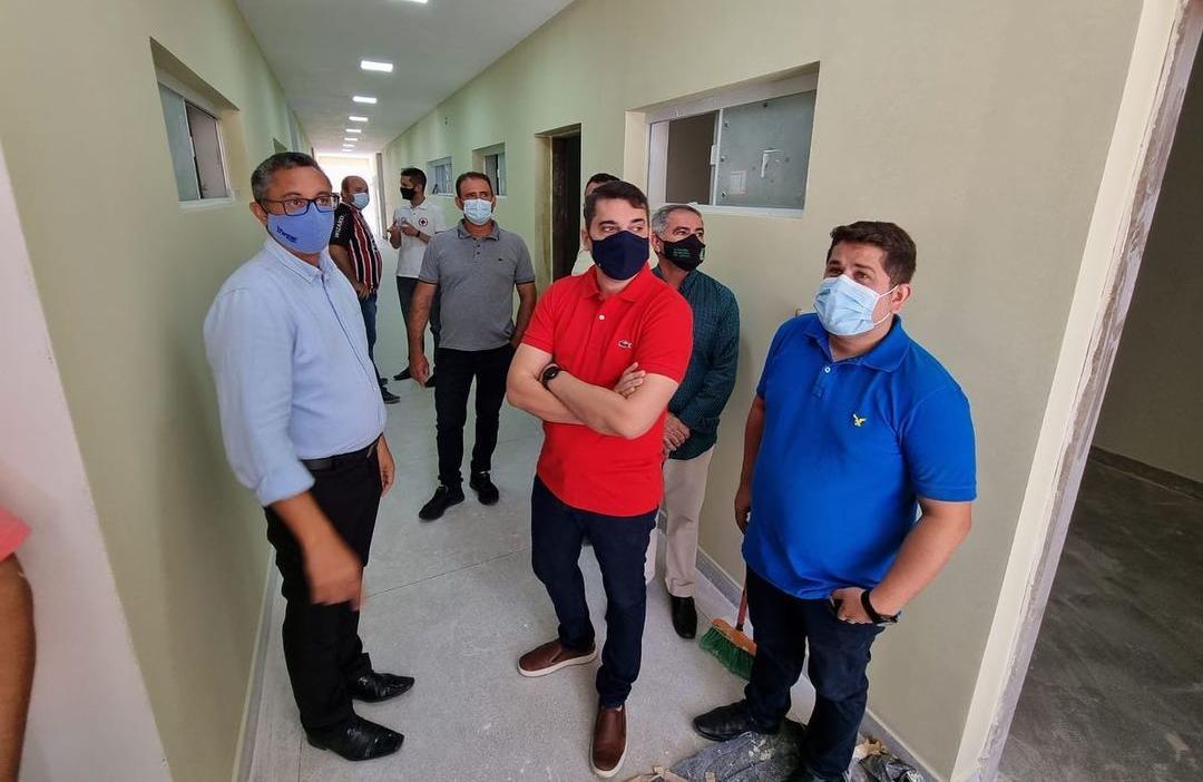 Prefeito de Apodi visitou obra da Câmara dos Vereadores de Apodi nesta Terça(19)