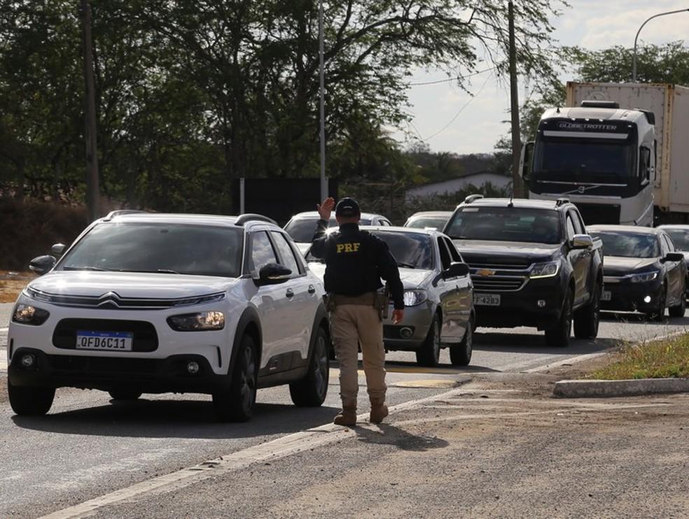 PRF registra queda de 5% em número de acidentes nas rodovias federais do RN no feriadão