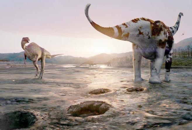 Primeiras pegadas de dinossauros identificadas em Assú são de 120 milhões de anos