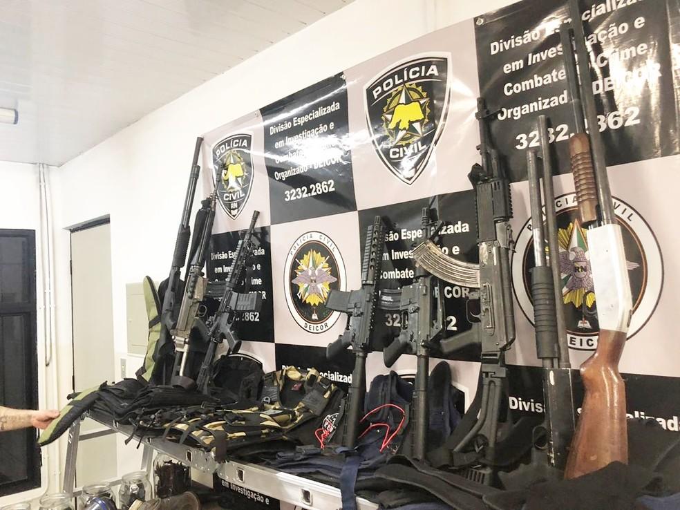 Projeto de lei prevê gratificação a policiais que apreenderem armas e munições no RN