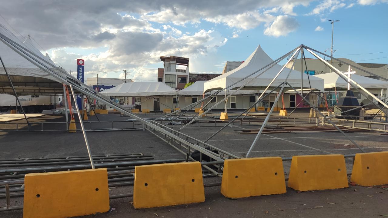 Estrutura para a realização da 10° edição do 