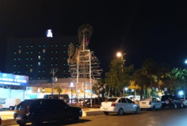 Prefeitura de Mossoró deixa imagem de Santa Luzia às escuras