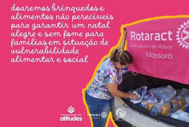 Rotaract Club realiza ação em prol de pessoas com vulnerabilidade econômica em Mossoró