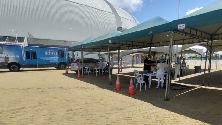 'Ação pela Vida', do Sistema FIERN, amplia estrutura do drive de testagem de Covid em Natal