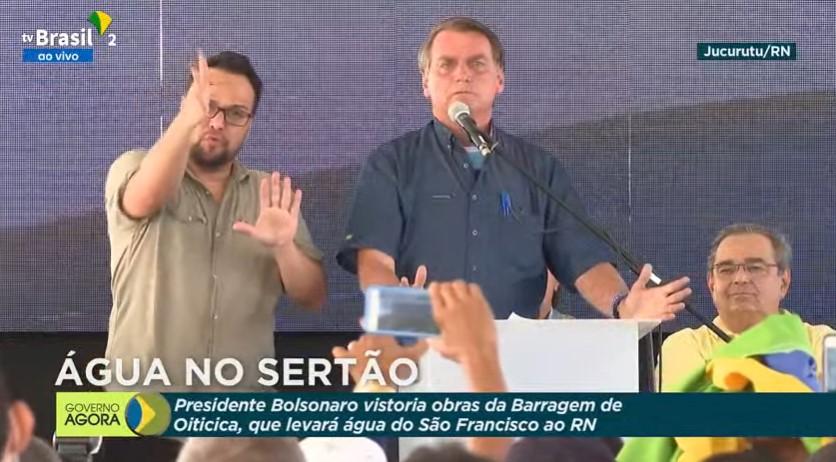 “Ladrões de ontem querem voltar ao poder”, diz Bolsonaro no RN sobre eleições 2022
