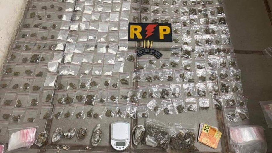 Polícia Militar apreende mais de 200 papelotes de maconha na Zona Oeste de Natal