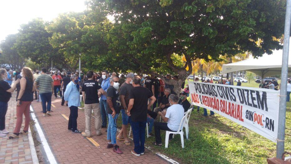 Policiais recusam proposta do Governo do RN e marcam nova reunião