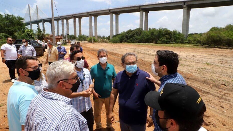 Prefeito faz visita a obras do Complexo Turístico da Redinha na Zona Norte de Natal