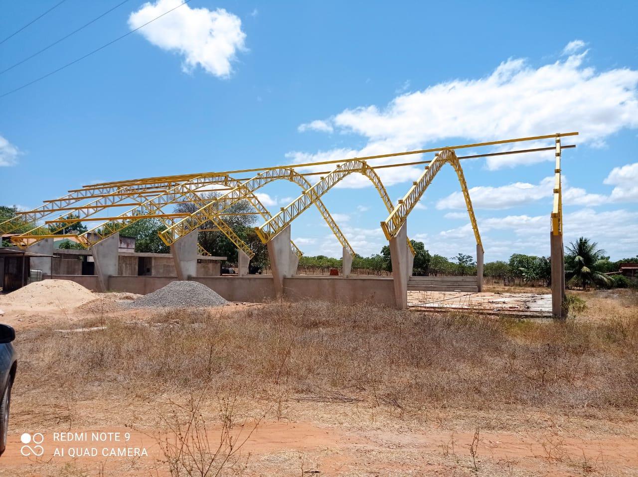 Prefeitura de Apodi irá retornar a construção do Ginásio do Distrito do Córrego