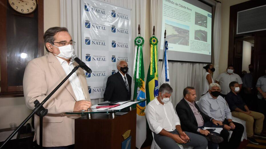 Prefeitura e ministério celebram convênio de R$ 97,2 milhões para mobilidade e drenagem em Natal