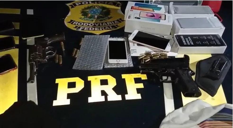 PRF prende quadrilha que fugia após roubar casa de comerciante no interior do RN