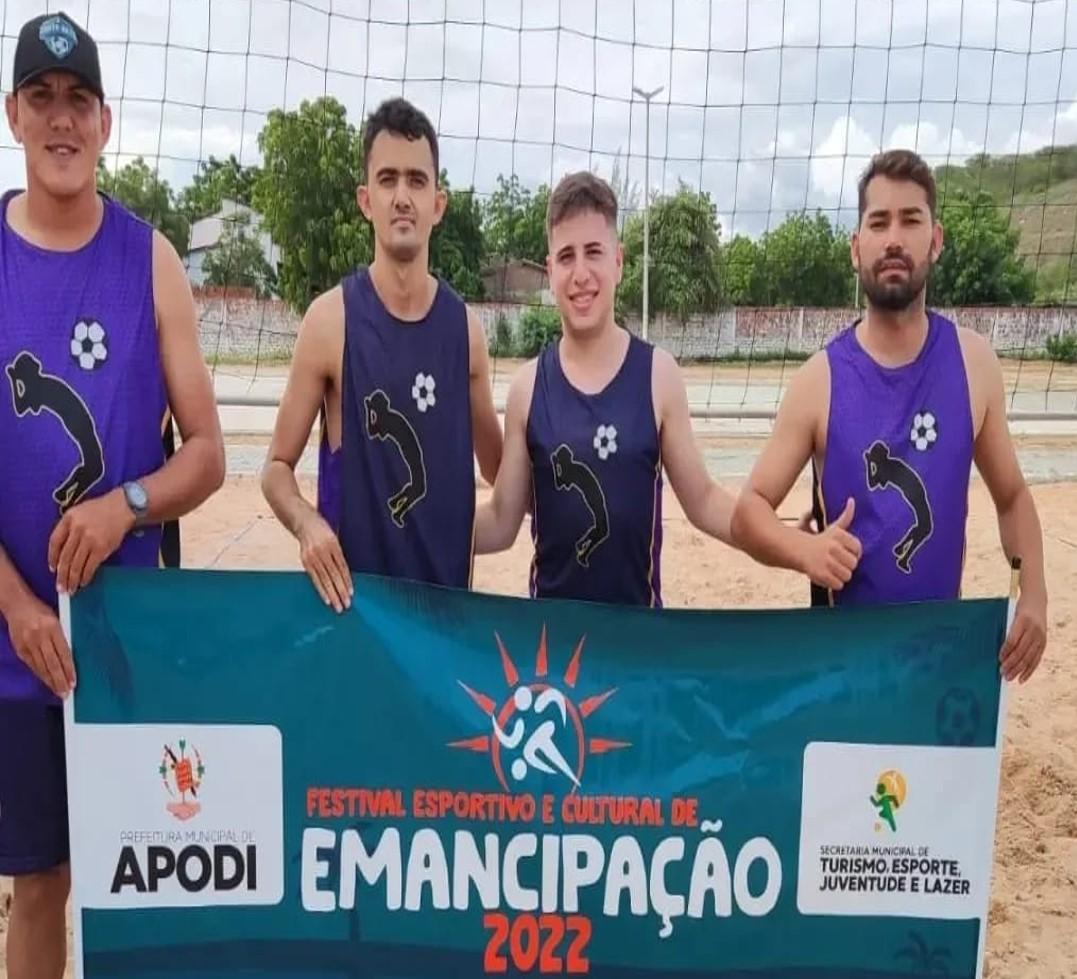 Torneio de Futevôlei foi realizado na tarde deste Sábado(19) em Apodi