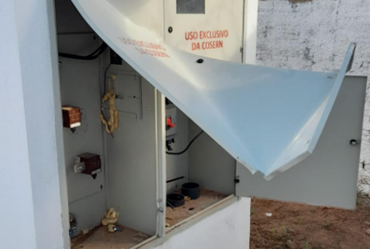 Ação de vândalos interrompe abastecimento em bairros de Mossoró