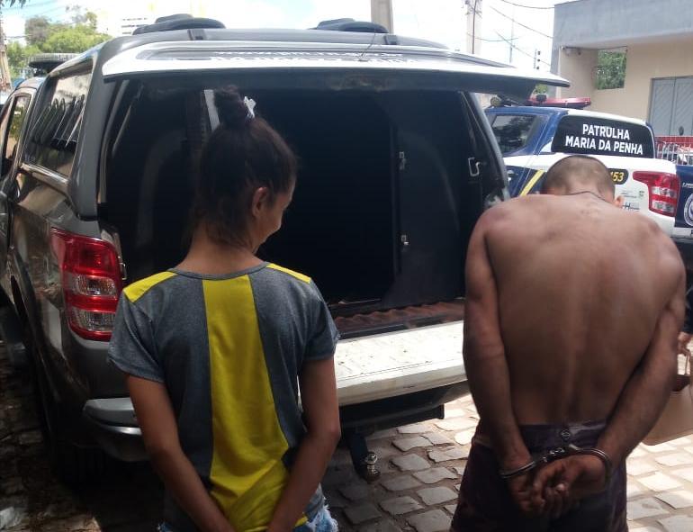 Casal é preso por ser suspeito de uma série de arrombamentos e furtos de botijões de gás em Apodi