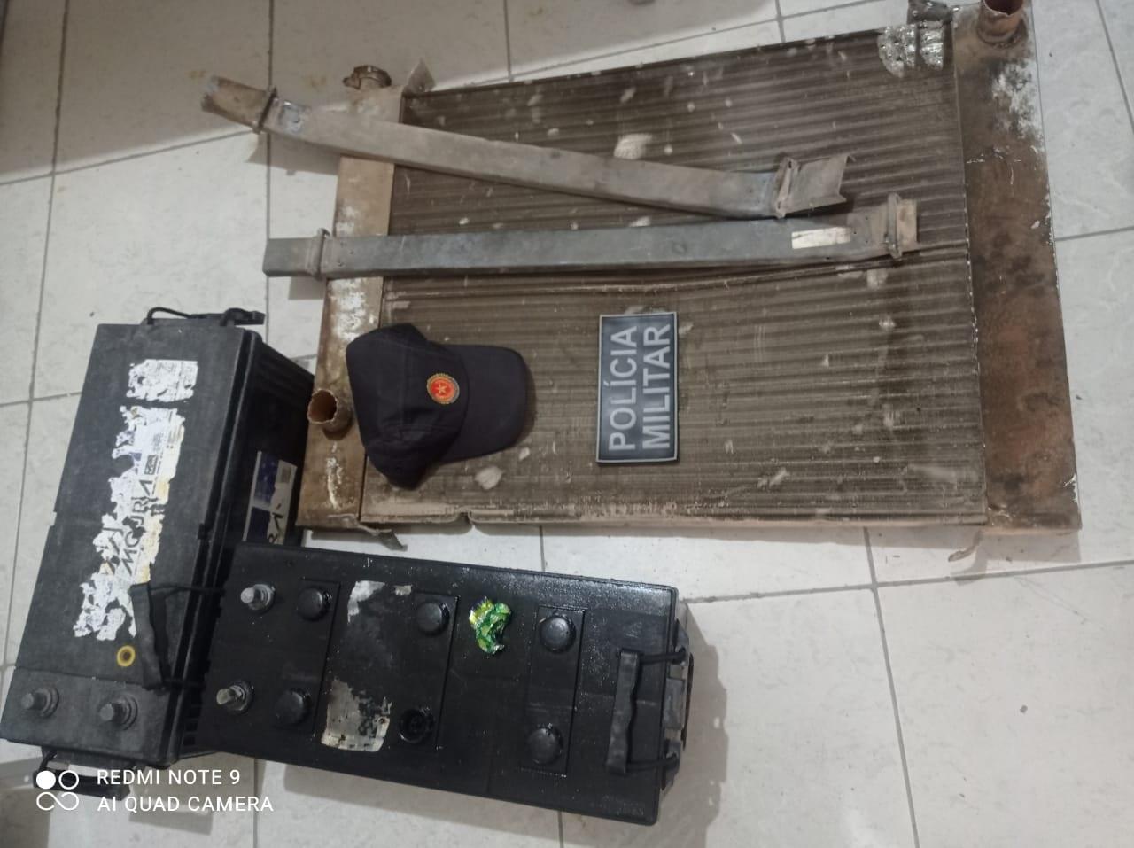 Polícia Militar de Apodi prende indivíduo suspeito de praticar furto de baterias no município