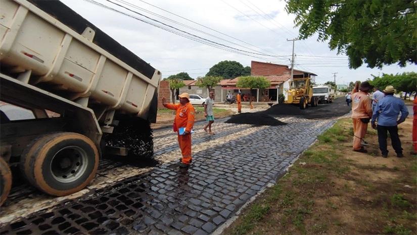Prefeitura de Mossoró inicia obra de pavimentação asfáltica da avenida Mota Neto