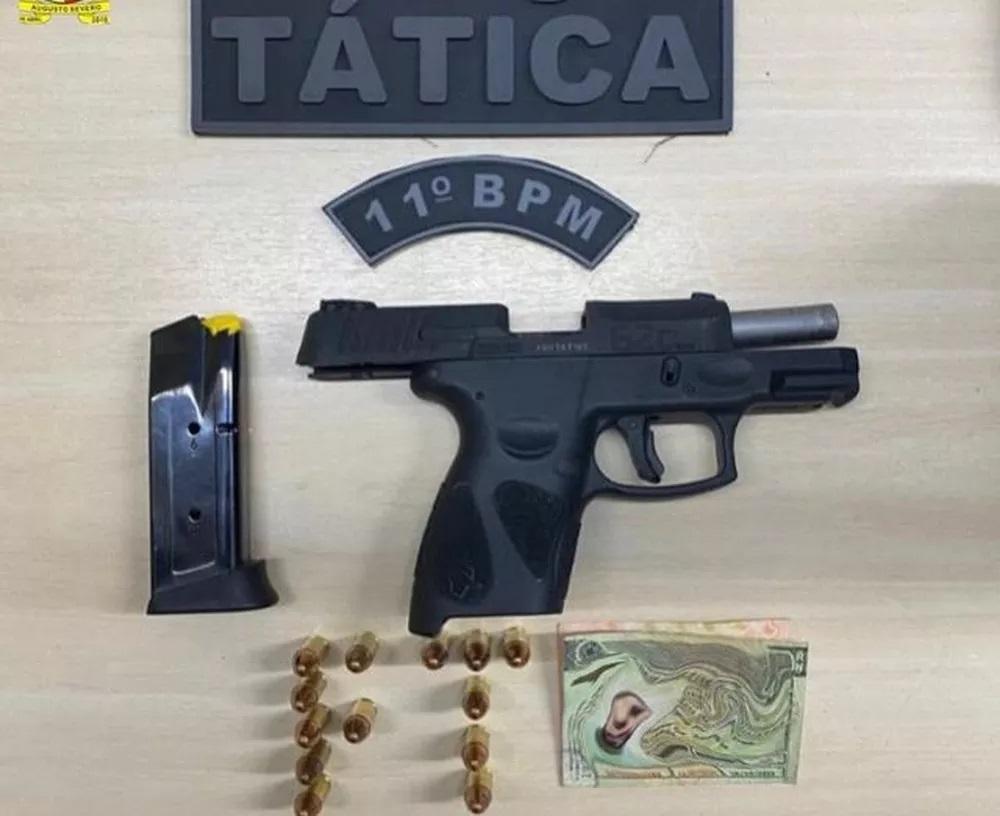 Três homens são detidos com arma de fogo na Grande Natal