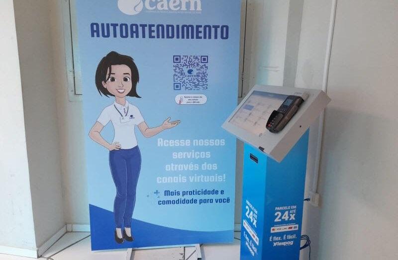 Caern começa a receber pagamentos via Pix e por totens de autoatendimento