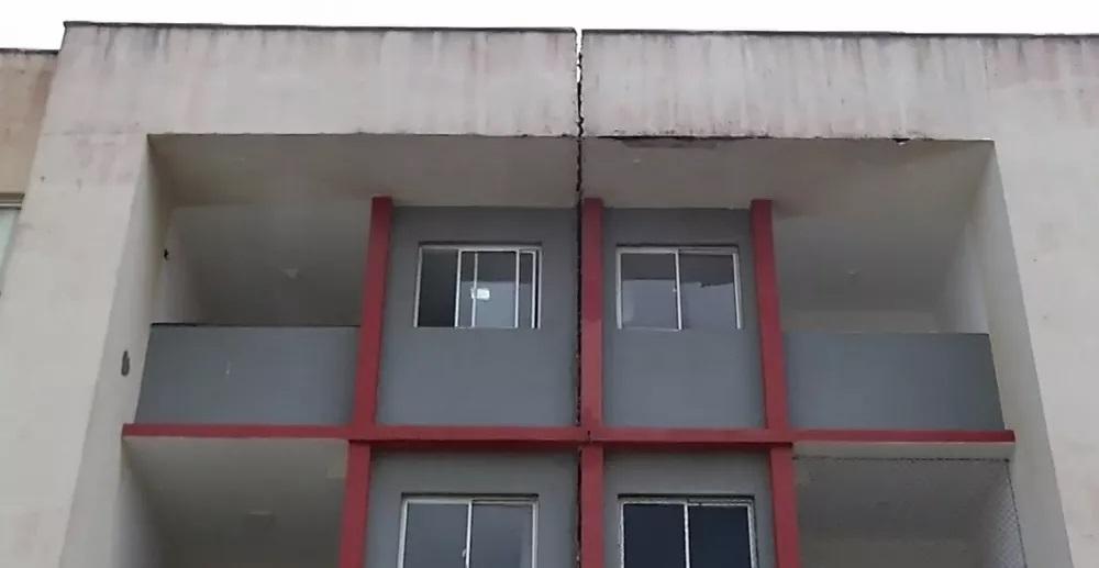 Defesa Civil interdita bloco de condomínio em Natal por conta de rachaduras