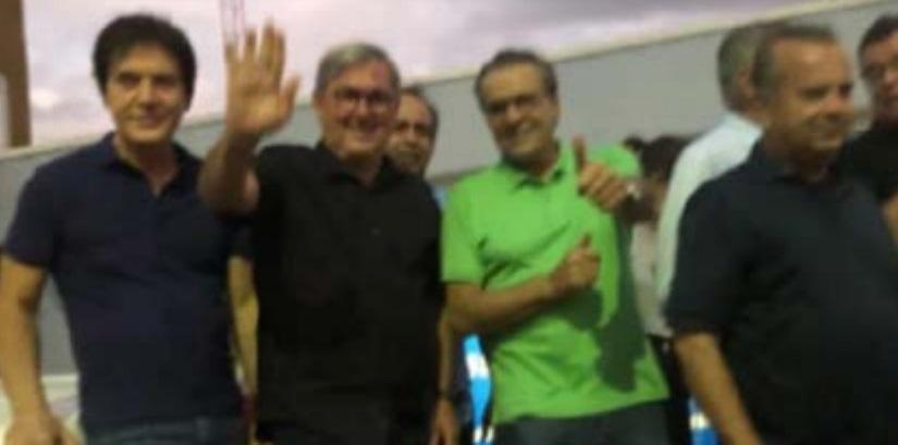 Fábio Dantas e Henrique Alves são vistos juntos, mas negam parceria