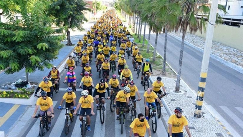 Mais de 600 ciclistas vão as ruas por mais consciência no trânsito em Mossoró