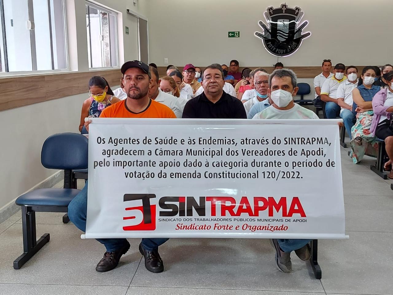 O SINTRAPMA usa a tribuna popular da câmara dos vereadores, para defender o piso dos agentes de saúde e de combate às endemias