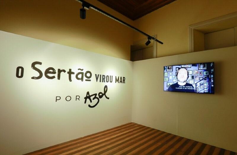 Pinacoteca do RN recebe exposição “O Sertão Virou Mar”, de Azol